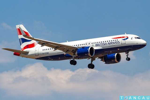 Đặt vé máy bay hãng British Airways giá rẻ ưu đãi