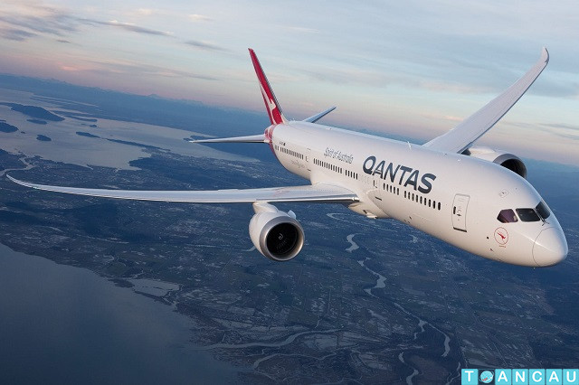 Đặt vé máy bay hãng Qantas giá rẻ ưu đãi